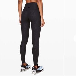 Lululemon Align Pant 28" Polar Shift Emboss Black size 2